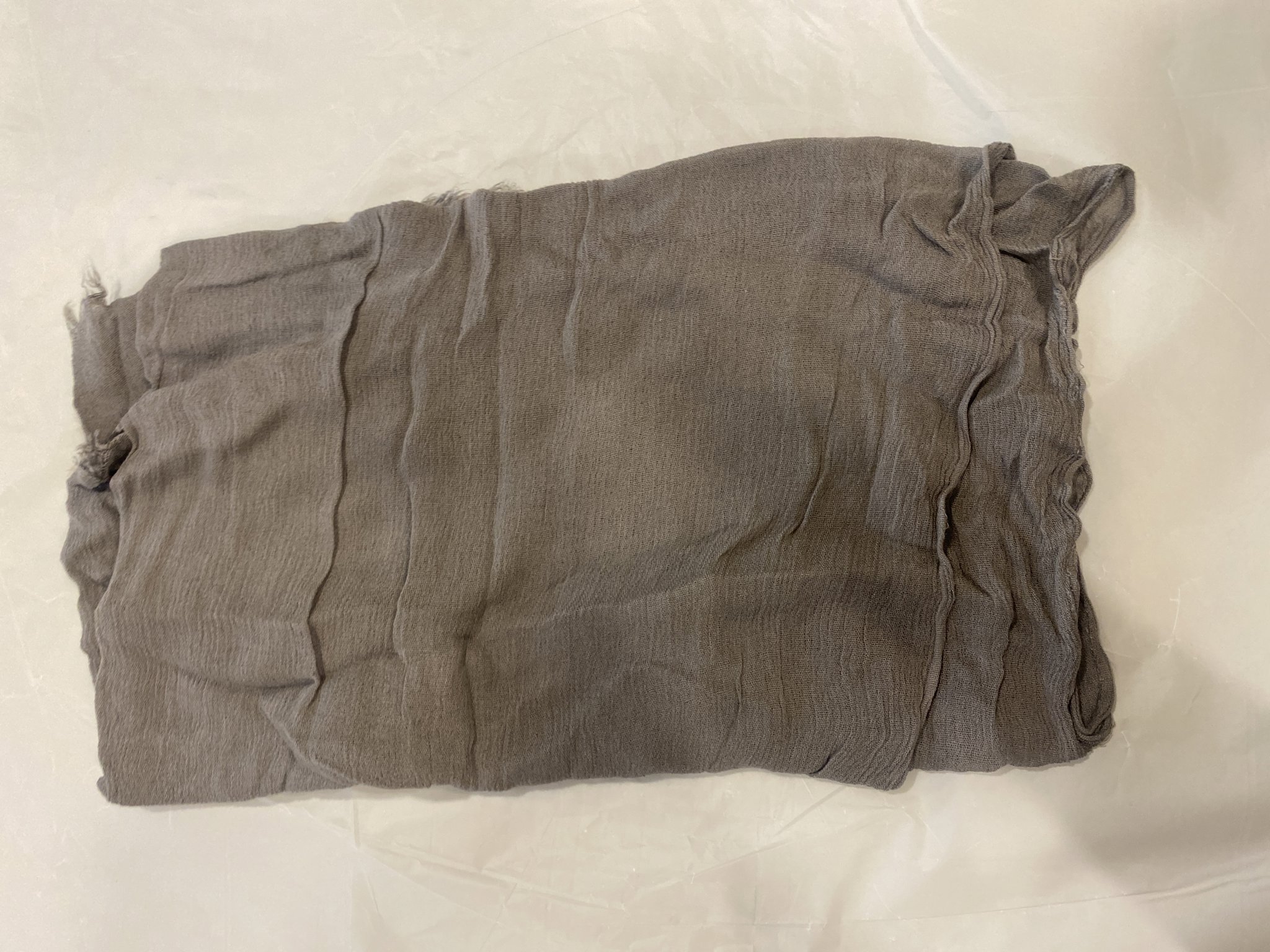 صورة حجاب شال لون رمادي (مخزون ٥)