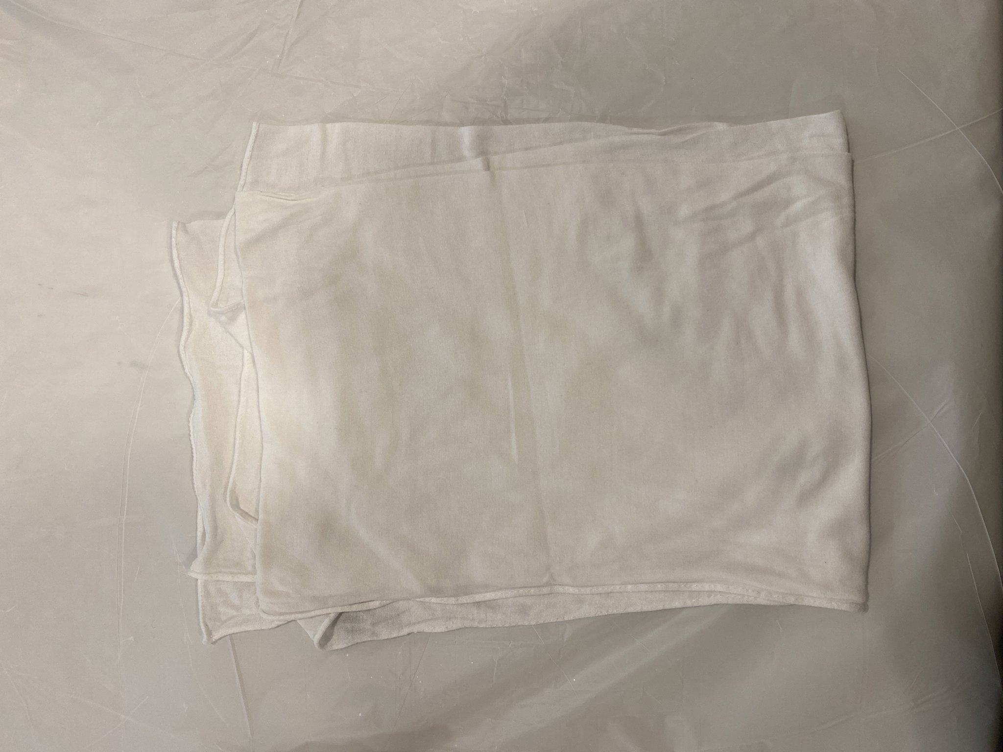 صورة حجاب قطن ابيض (مخزون ٥)